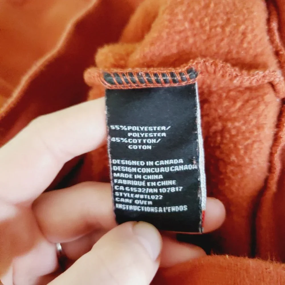 Brunette The Label Sweatshirt Redhead Cotton Lounge Urban Trendy Orange M - Picture 5 of 9